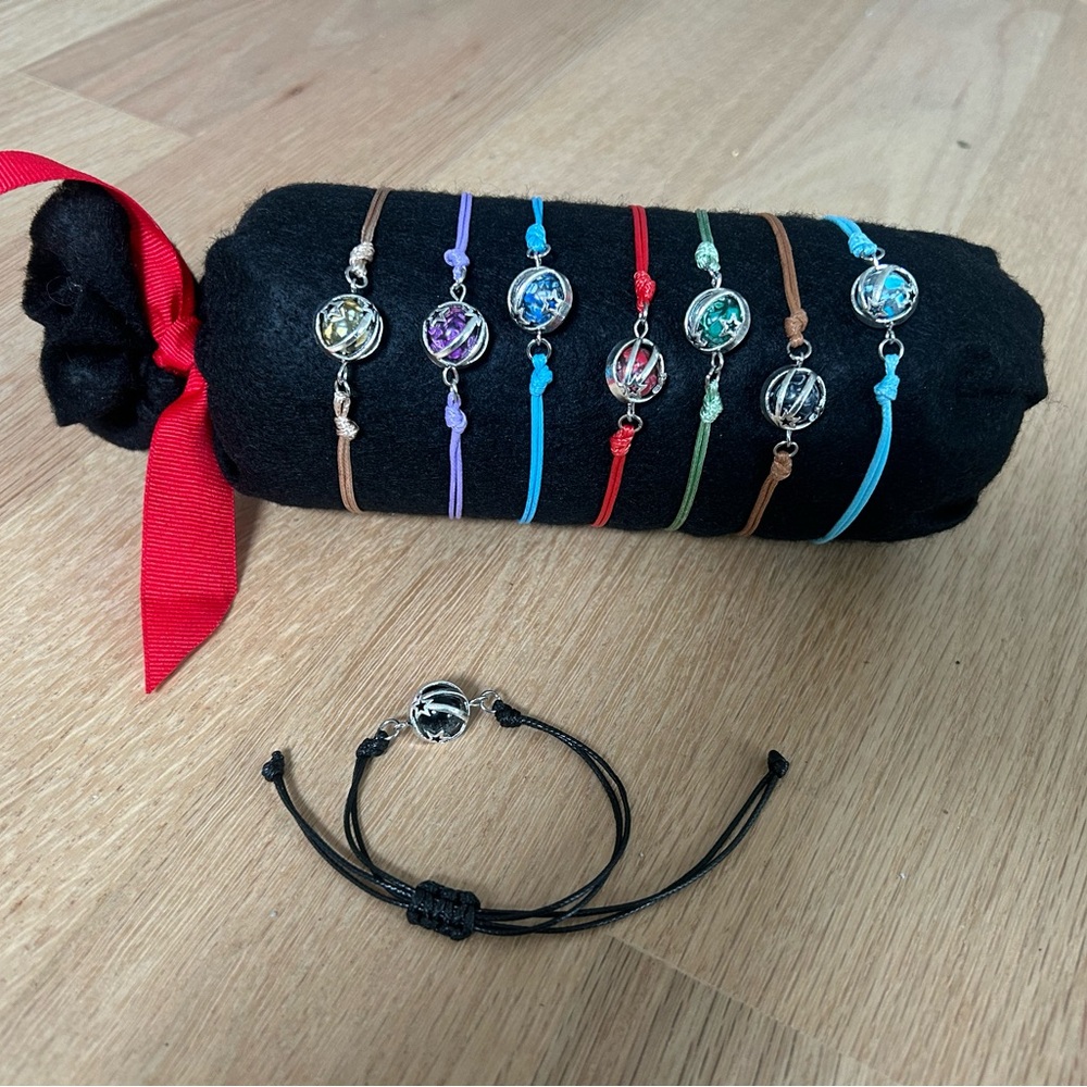 Handmade Colorful Adjustable Fidget Bracelets